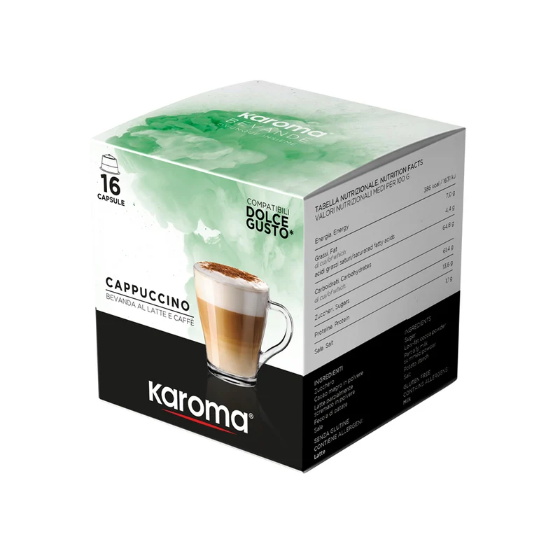 Capsulas compatibles Nescafe* Dolce Gusto* de Cafe Cappuccino , 16 capsulas