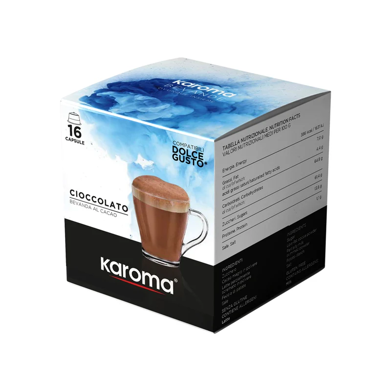 Capsulas compatibles Nescafe* Dolce Gusto* sabor Cioccolato , 16 capsulas