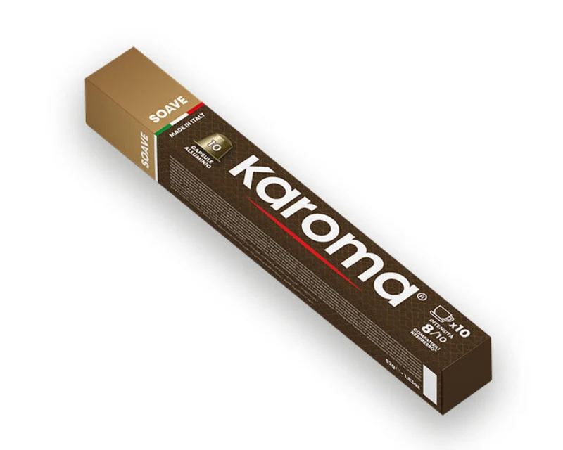 Capsulas compatibles Nespresso* sabor SOAVE , 10 capsulas