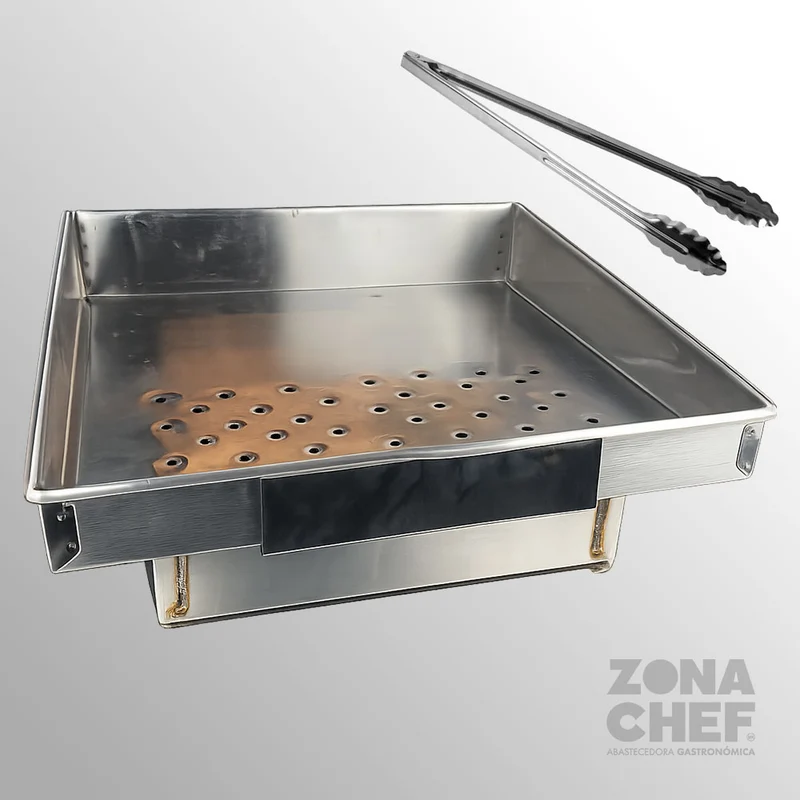 Charola de Vapor con base 40x40 cm GTR