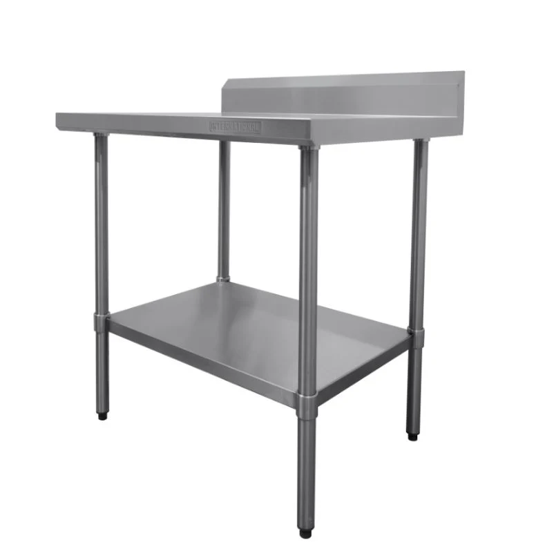 Mesa con lambrin 180x70x90 cm Acero Inox International