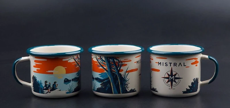 Mistral Taza de Cerámica Para Camping