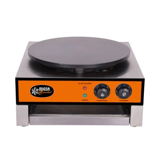 Crepera Eléctrica Industrial Migsa CME-1 De Acero Inoxidable