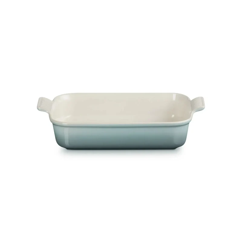 Bandeja Rectangular 32cm Le Creuset Sea Salt Cerámica