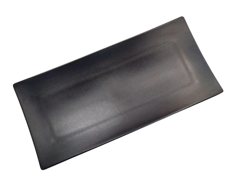 Linea Melamina NEGRA MATE Plato Rectangular 30x14 cm TRV