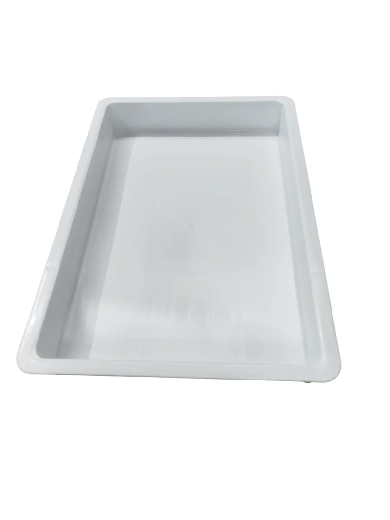 Caja para masa de pizza 25.5x17..5x3 " Polipropileno ccs