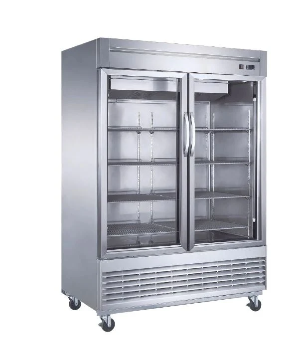 Congelador vertical puertas de cristal en A.I de 47 pies cubicos Mgs