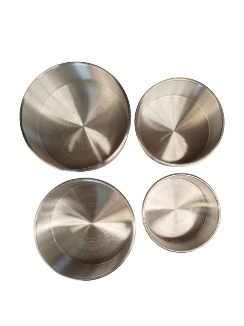 Juego de 4 moldes aluminio p/ pastel 22,24,26 y 28 ALPRO
