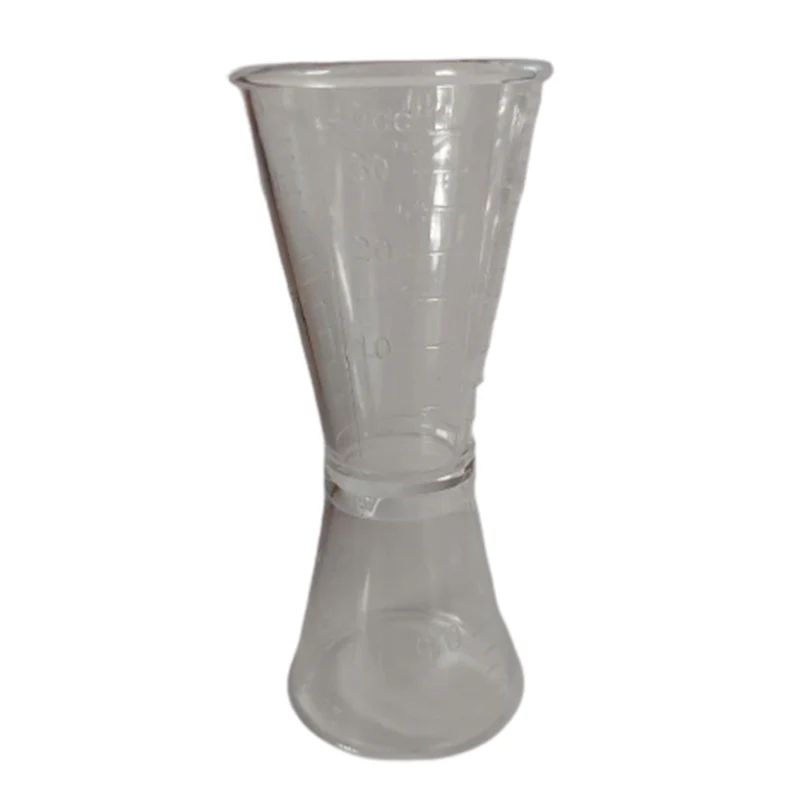 Vaso Medidor Jigger de Policarbonato Transparente de 20 ml y 40 ml OZNOX