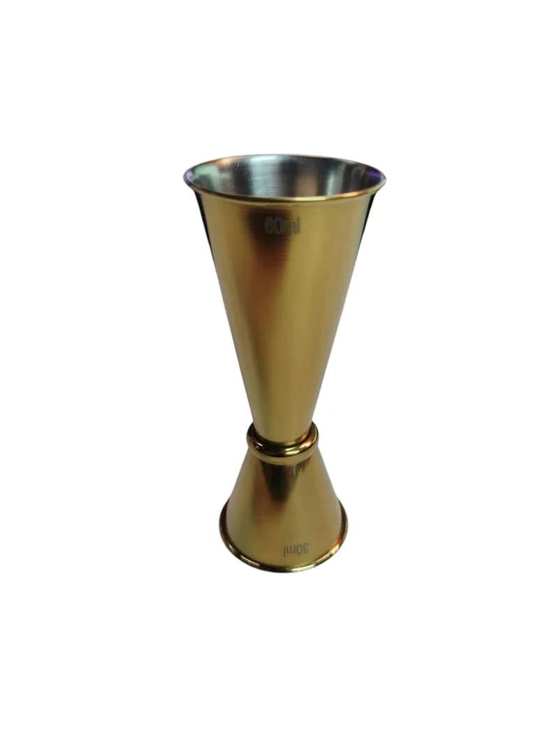 Jigger Tipo Japones de 30/60 ml Dorado CCS