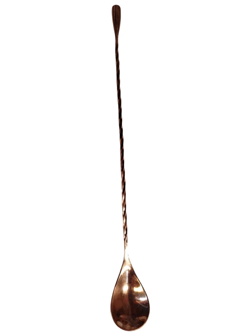 Cuchara Bailarina Cobrizada acero inoxidable Para Bar 30 Cm CCS