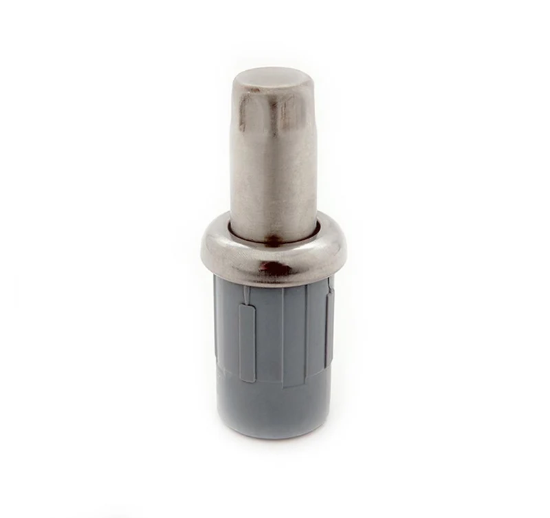 Pie de nivelacion 1 1/2" acero inox. y plastico MGS/CCS