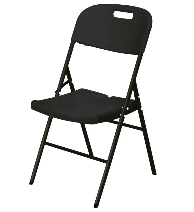 Silla plegable Negra