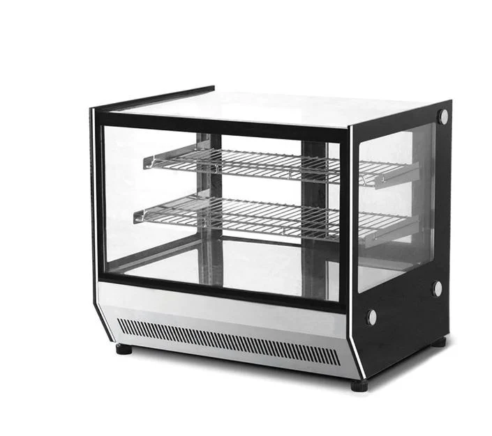 Vitrina Exhibidora Cliente Mostrador de Cristales Rectos 160 Lt
