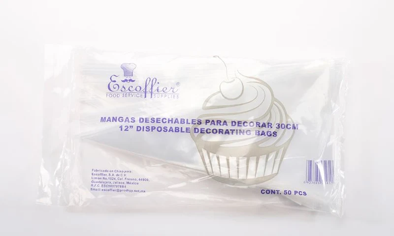 Mangas desechables para decorar 30 cm Esf paquete 50 piezas
