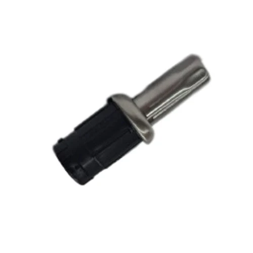 Pie de nivelacion 1 1/2 acero inox y plastico Negro Reforzado OZNOX