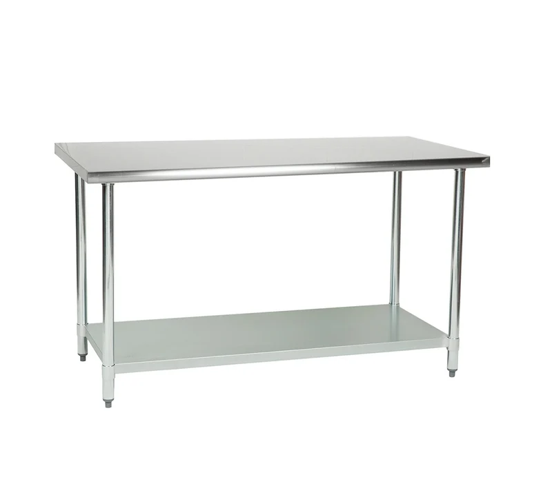 Mesa de Trabajo Wt Isla 183x75 en Acero Inoxidable