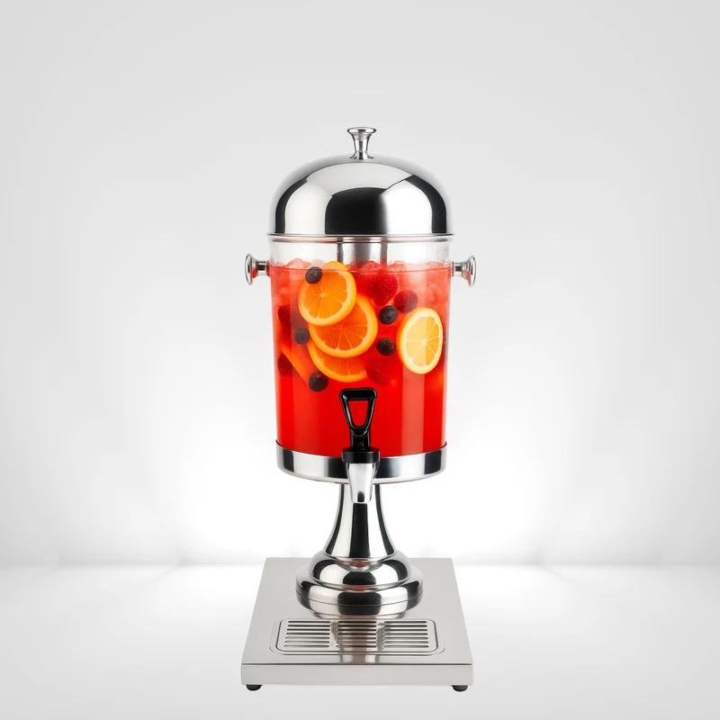 Dispensador de Bebidas de 1 Tanque en Acero Inoxidable/Policarbonato OZNOX