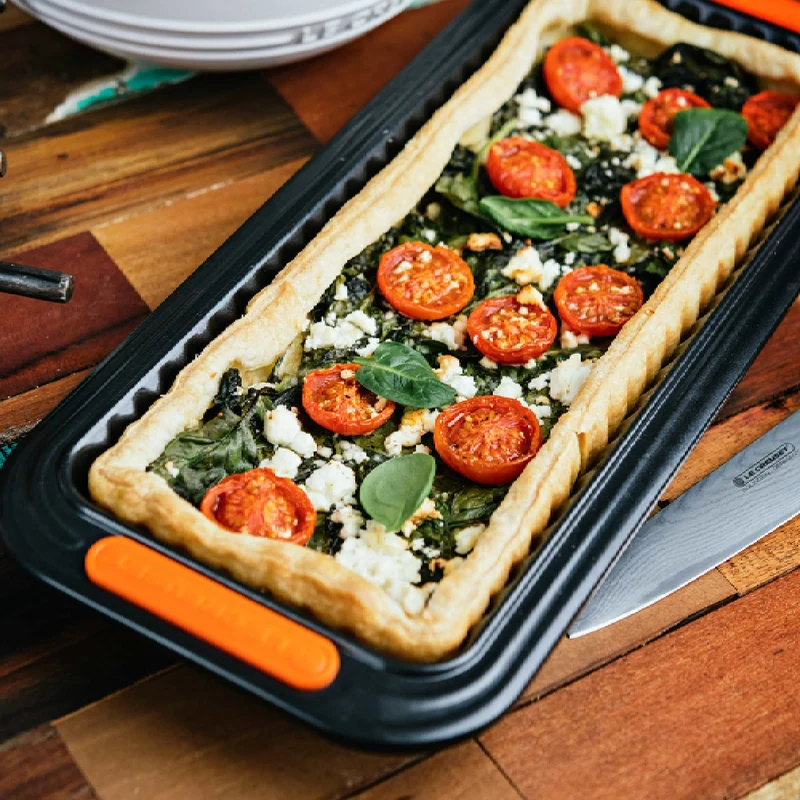 Molde Tarta Rectangular Con Base Extraíble Le Creuset