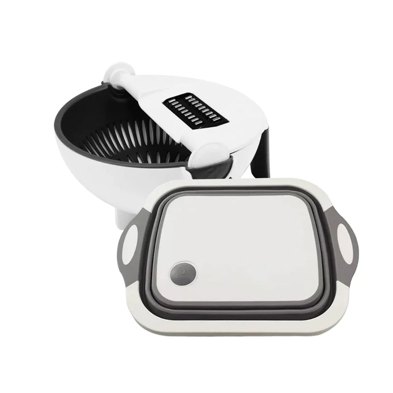 Pack Bowl Multifuncional + Tabla De Corte 3 En 1 Simplit