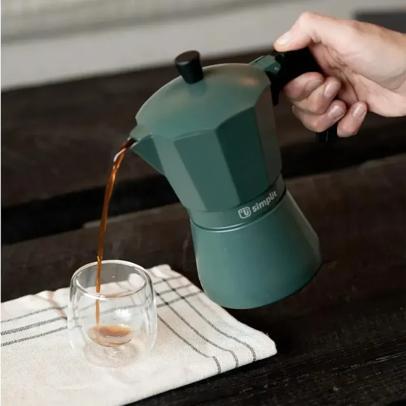 Cafetera Italiana Moka 4 Tazas 300ml Simplit