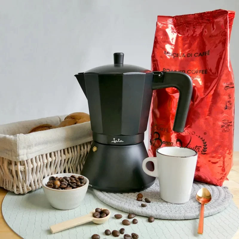 Cafetera Italiana para Inducción cfi 6 tazas Jata