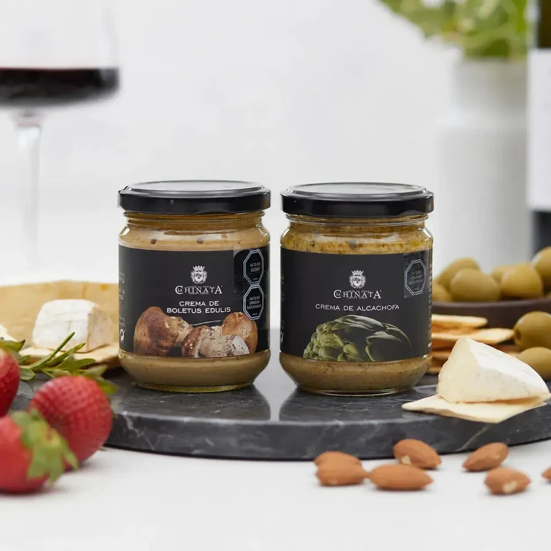 Kit Crema de Alcachofa 180g La Chinata + Crema de Boletus Edulis 180 g La Chinata