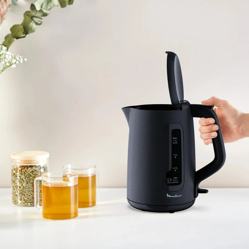 Hervidor Morning 1,7L Negro Moulinex