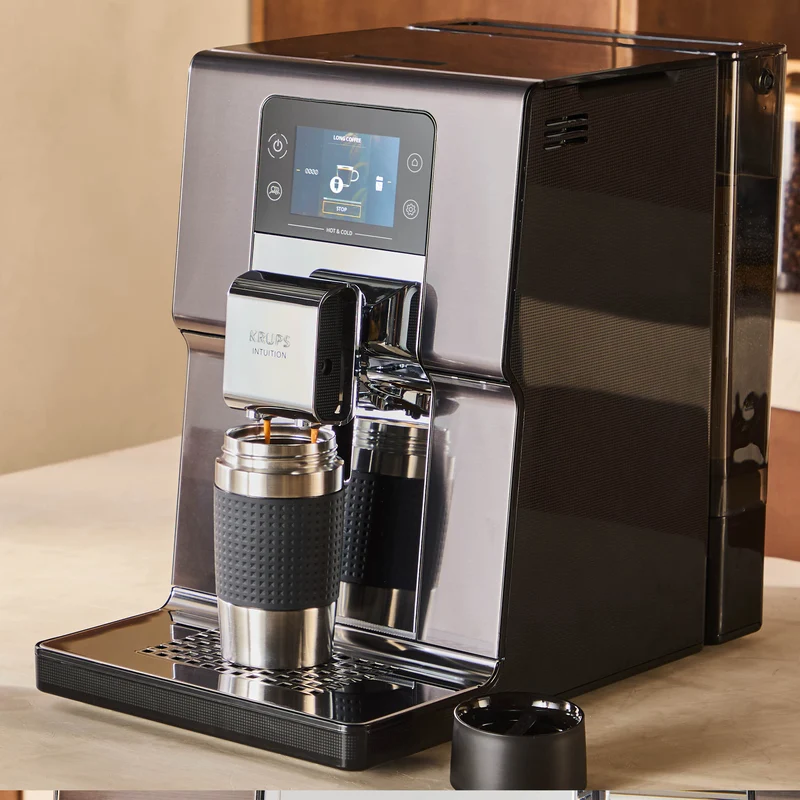 Cafetera Espresso Intuition Preference Touch Hot & Cold Touch + Lechero Krups