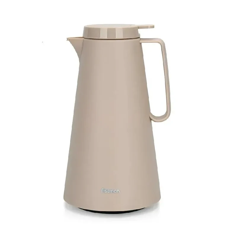 Thermo Jarra 1000 ml Crema/Arena con revestimiento de vidrio