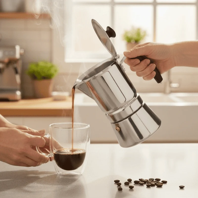Cafetera Inducción Arges 2 Tazas Oroley