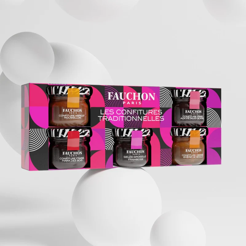 Set 5 Mini Mermeladas 5x28 grs Fauchon