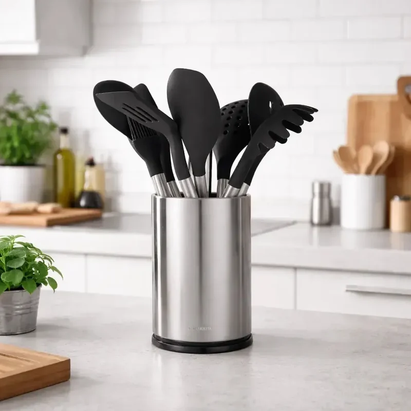 Set de Utensilios Cuisine Negro 10 pzs Simple Cook