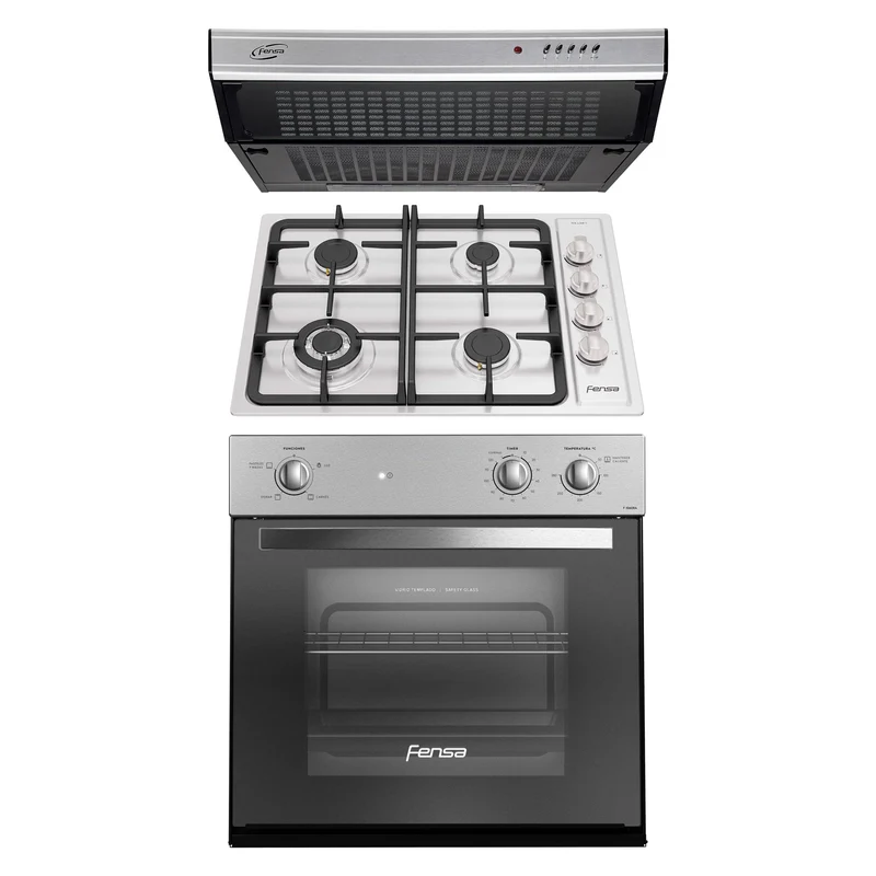 Kit Empotrado Horno F 1060RA + Encimera 4.3HF + Campana U6160 Fensa