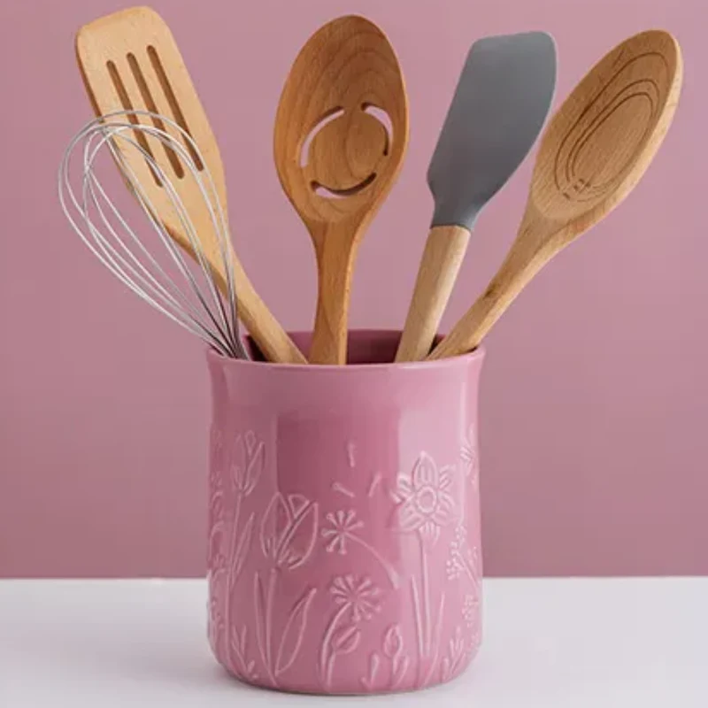 Contenedor Utensilios In The Meadow Grape Mason Cash