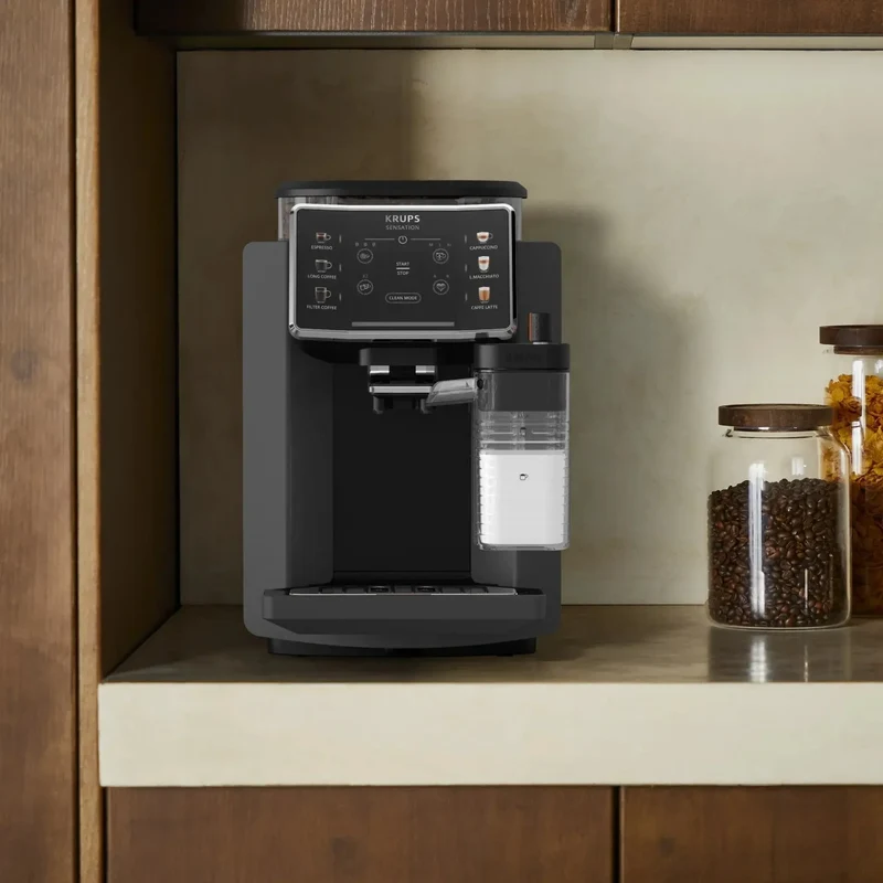 Cafetera Espresso Full Auto Sensation Milk + Kit Accesorios Krups