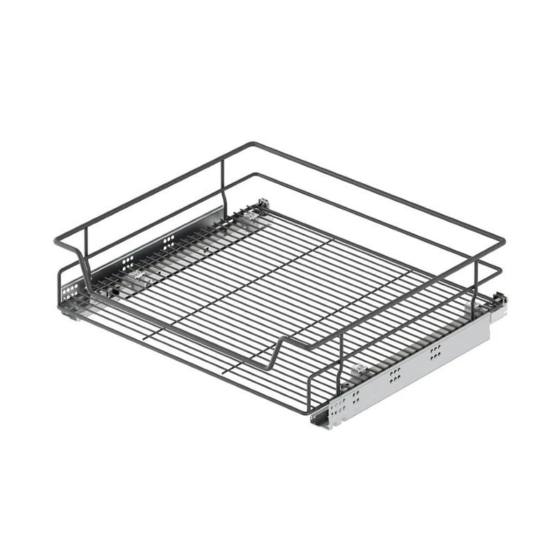 Cesta Extensible con Guia Tandem Grande Blum Cromo
