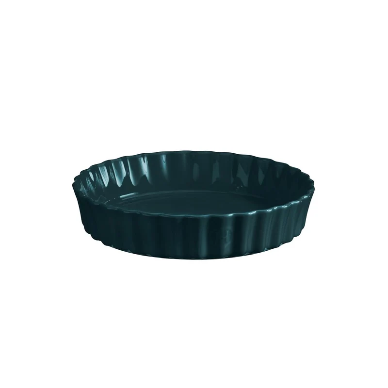 Molde Redondo Alto 24 Cm Azul Emile Henry