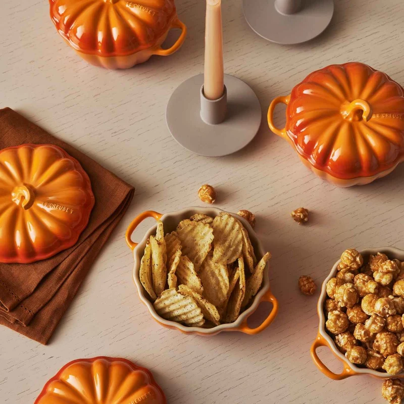 Mini Cocotte Calabaza Volcánico Le Creuset