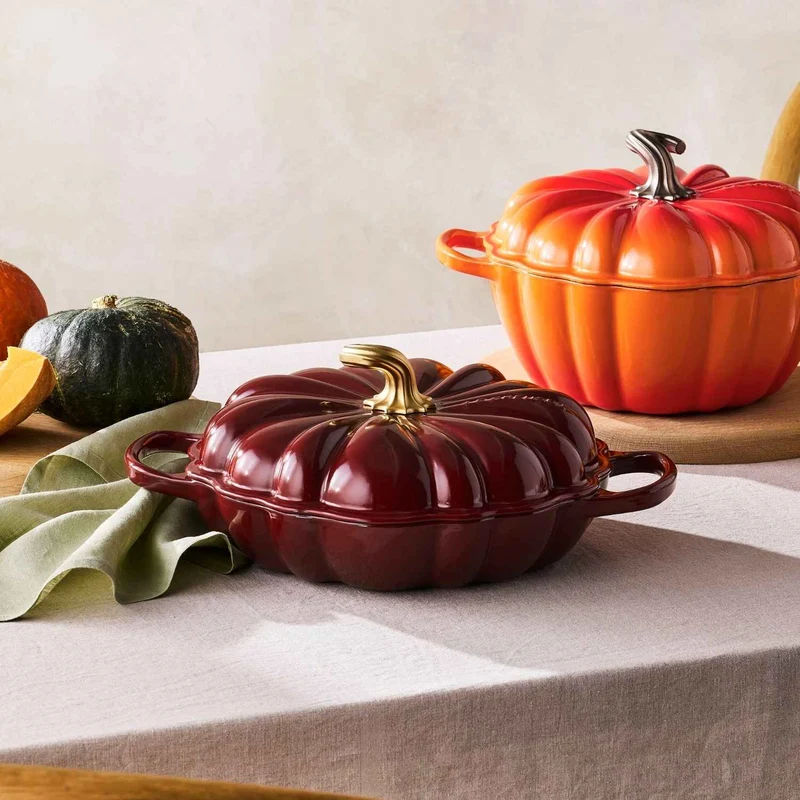 Cacerola Baja Calabaza 28 Cm Rhone Le Creuset