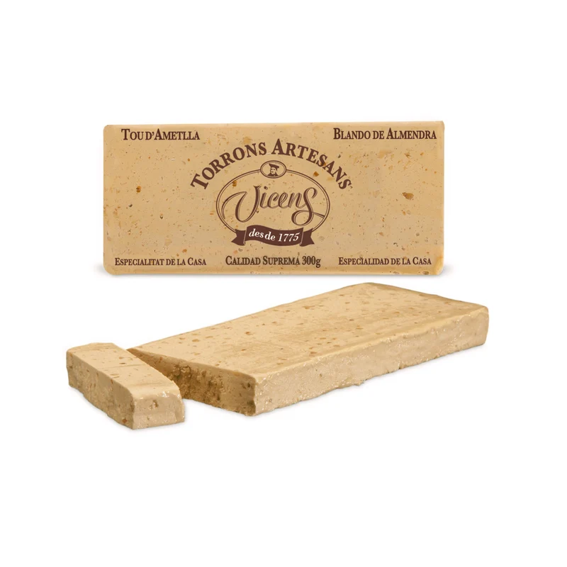 Turrón Blando de Almendra 300 grs Vicens