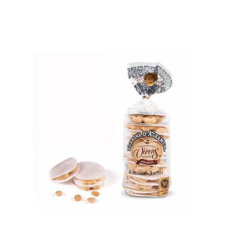 Turrón de Agramunt de Almendra Bolsa 300grs Vicens