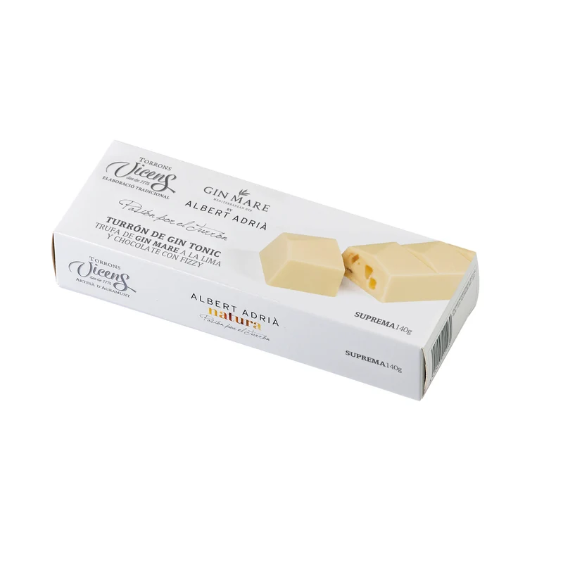 Turrón de Gintonic Adrià Natura 140g Vicens