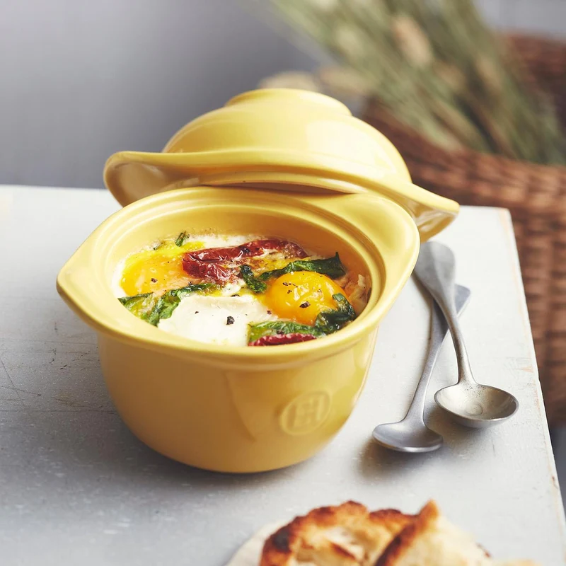 Cazuelita Para Huevos Amarillo Emile Henry