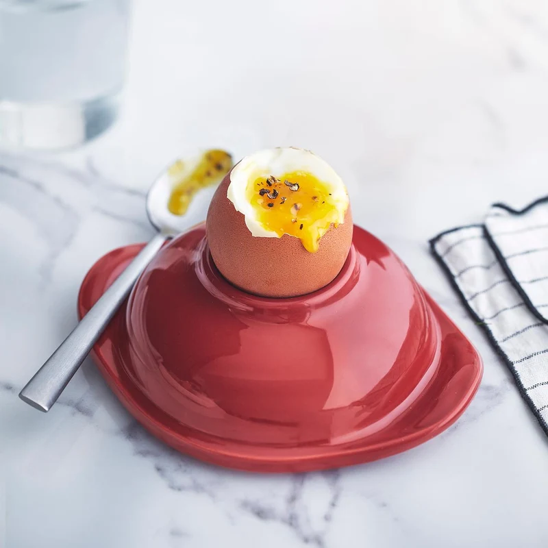 Cazuelita Para Huevos Rojo Emile Henry
