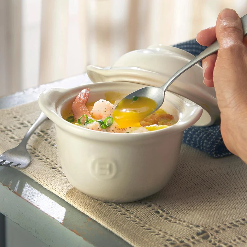 Cazuelita Para Huevos Crudo Emile Henry