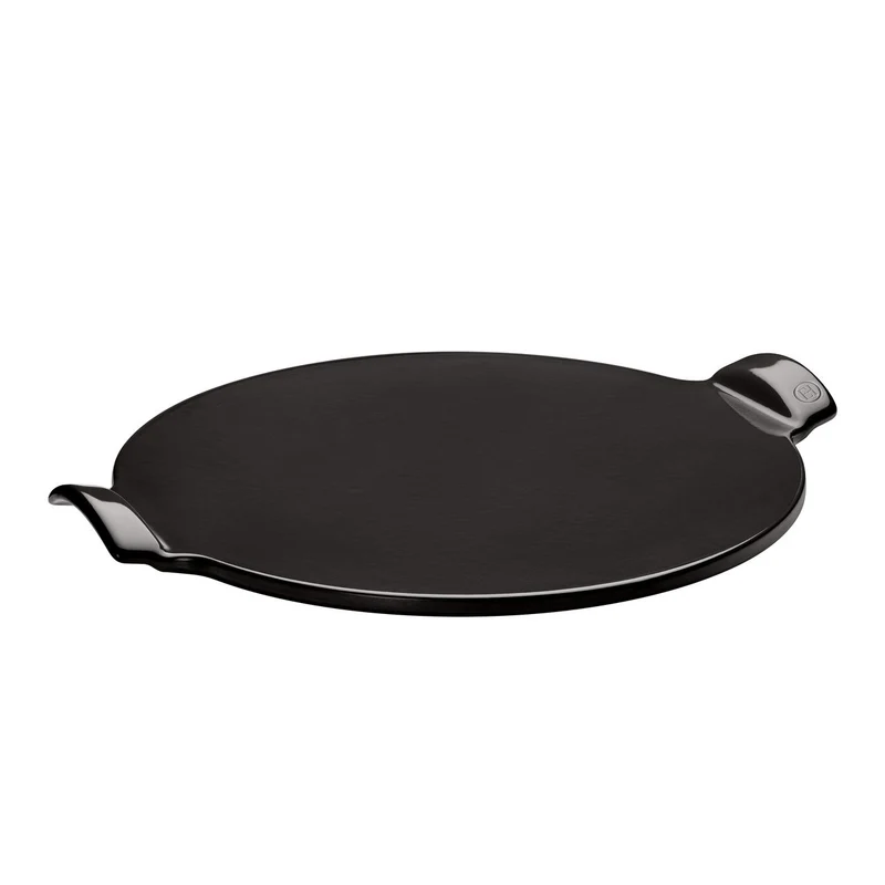 Base de Piedra Lisa Para Pizza 40 Cm Gris Oscuro Emile Henry