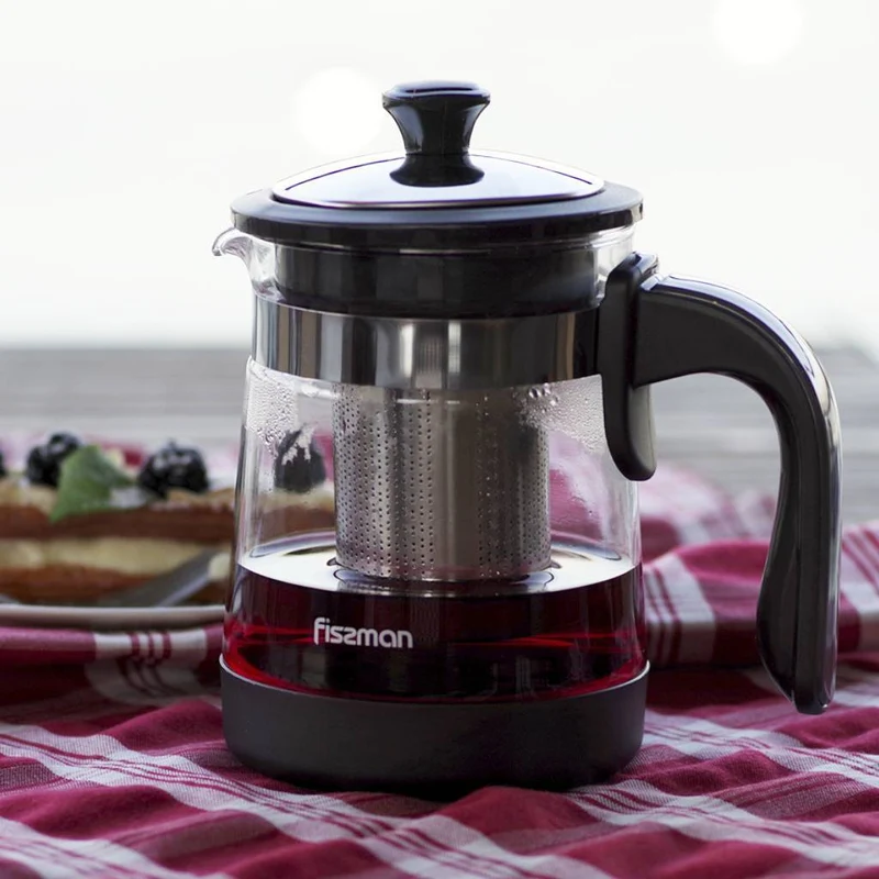 Tetera De Vidrio Con Infusor 950 ml Fissman