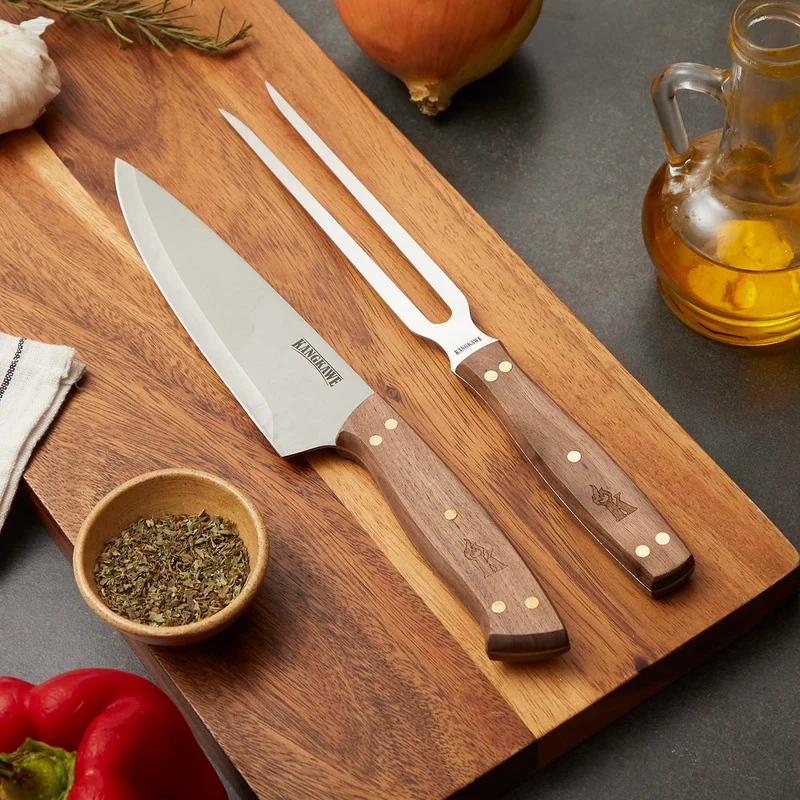 Set Tenedor + Cuchillo Parrillero Kangkawe