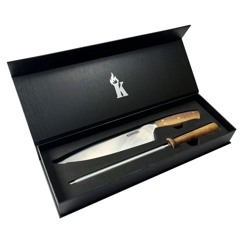 Set Parrillero Cuchillo Catemu + Astil Edición Limitada Black Kangkawe